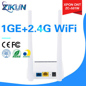 ZIKUN XPON ONU ONT 2.4G WIFI ZC-501W อุปกรณ์ไฟเบอร์ออปติกแบบ 1GE ONU พร้อมพอร์ต WiFi เดี่ยว รุ่นใหม่ล่าสุด - Product Image 6