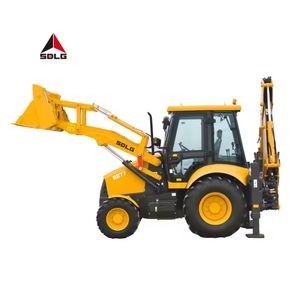 Cargadora Retroexcavadora SDLG B877F 70KW, Mini 4 en 1, Capacidad de Cucharón de 0.8-1m3, Retroexcavadora Mediana - Product Image 4