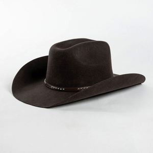 Wholesale Rolled Brim Fedora Hats 100% Wool Sombreros Vaqueros Men and Women Felt Cowboy Western Hat - Product Image 4