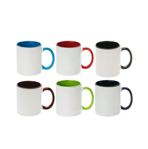 Tùy Chỉnh Thăng Hoa 11 Oz Trống Đồng Bằng Trắng Sứ Mug Cốc Cốc Uống <span class=keywords><strong>Cup</strong></span> Hai Tone Cá Nhân Ảnh In Cốc Cà Phê - Product Image 2