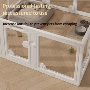 Di alta qualità regolabile in plastica acrilica trasparente per cani recinto per animali domestici per cani - Product Image 3