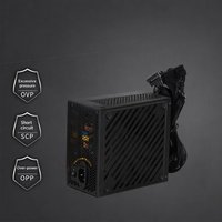 Zumax 850W Silent Dual CPU Gaming Power Supply untuk Komputer Desktop ATX-850W Bersertifikasi 80 PLUS Bronze Warna Hitam Tersedia