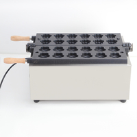 Nouvelle machine à mini-baguettes mécanique commerciale Delbosen, machine à crêpes électrique à commande tactile, grill antiadhésif pour boules de takoyaki, snack