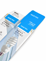 Boîtes personnalisées en kraft avec fond inserté pour l'emballage des ampoules LED avec logo personnalisé
