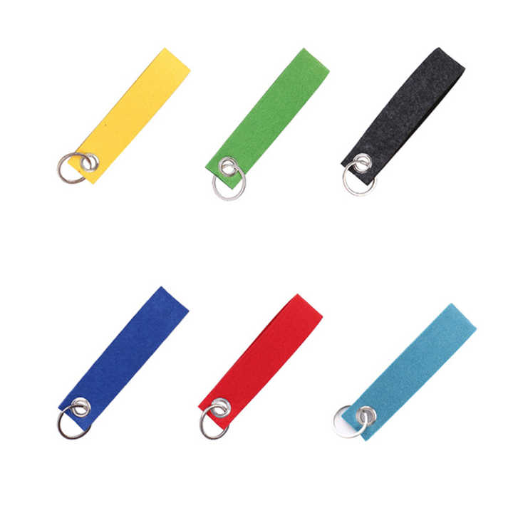 Felt Hand Wrist Lanyard Key Chain, Cool Keychain Wristlet, Wristlet Strap with Car Keychain