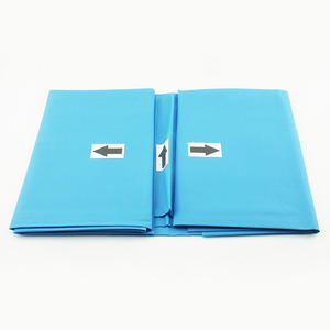 Màu trắng hoặc màu xanh <span class=keywords><strong>PP</strong></span> + PE nhiều lớp thoáng khí phim không dệt tấm ga trải giường bìa cho phòng tắm hơi - Product Image 4