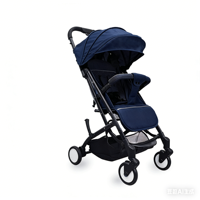 Poussette bébé pliable en aluminium à un bouton EN1888, légère, avec ceinture de sécurité 5 points, chariot de cabine avec poignée