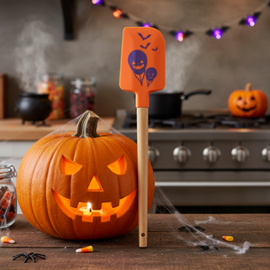 Scatola di cucchiai in Silicone a tema Halloween da 72 utensili per cene Festive - Product Image 3