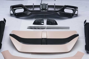 Nuovo Kit Carrozzeria Aerodinamico in Fibra di Carbonio Secca Stile MSY per <span class=keywords><strong>Ferrari</strong></span> Roma, Include Paraurti Anteriore, Cofano, Minigonne Laterali, Diffusore Posteriore, Tuning - Product Image 3