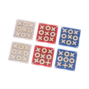 Venta caliente de madera Tic Tac <span class=keywords><strong>Toc</strong></span> Game Set Puzzle Game para regalos promocionales - Product Image 3