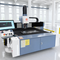 Machine de découpe laser à fibre CNC 3015 3KW, découpeuse laser métallique haute précision pour tôles d'acier