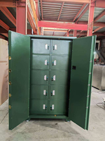 Armoire de rangement pour armes à feu en acier sur mesure, double porte, serrure à clavier numérique, coffre-fort pour armes à feu, sécurité antivol, casier de rangement pour armes à feu