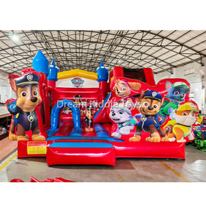 บ้านเป่าลมรูปอุ้งเท้าสุนัขเด้งปราสาทเด้งดึ๋งสำหรับเด็กการ์ตูนเด้งคอมโบเด้งพร้อมสไลด์ - Product Image 2