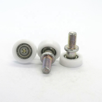 Roulement de poulie en plastique, roue à roulettes en nylon, 50mm/24mm pour tiroir de réfrigérateur