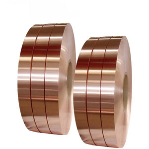 99% Pure Brass Strip C11000 C12000 C10200 Decorative <b>Earthing</b> Coil <b>Wire</b> Foil Roll Customizable Width - Product Image 3