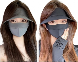 หน้ากากกันยูวีสำหรับขี่จักรยานกันแดดผ้าไนลอนเป็นมิตรต่อสิ่งแวดล้อมป้องกันรังสีอัลตราไวโอเลตปรับแต่งได้ระบายอากาศได้ดีเหมาะสำหรับฤดูร้อน - Product Image 5