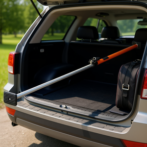 Barra de Carga Ajustable de Acero de 40 Pulgadas, Telescópica, con Trinquete para SUV y Sedán - Product Image 2
