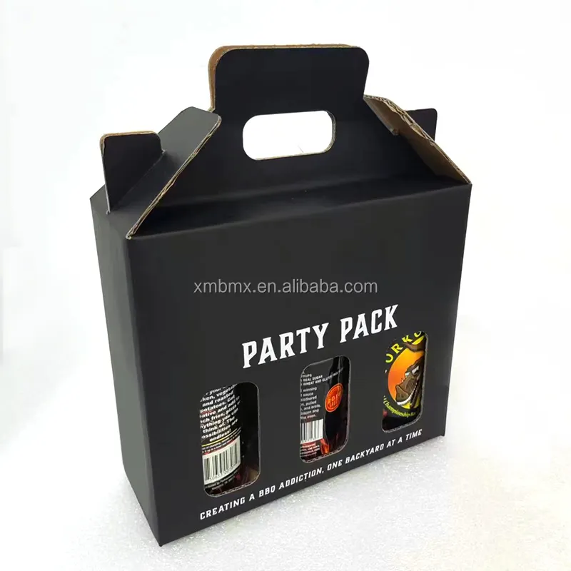 Verpakkingsdoos Flesdragers Kartonnen Wijnbakken Gebrandmerkt Met Uw Logo