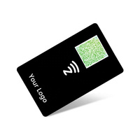 Tarjeta de Reseñas de Google de PVC, Diseño Personalizado, Tarjeta NFC para Compartir en Redes Sociales, Impresión Offset, Laminación, Corte, Duradera