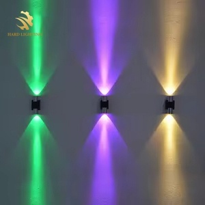 RGB colorato <span class=keywords><strong>da</strong></span> parete impermeabile a LED di induzione luce <span class=keywords><strong>Applique</strong></span> per giardino decorazione esterna altamente efficiente Touch Control - Product Image 1