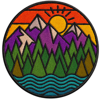 Logotipo de diseñador Ropa personalizada Marca Parche bordado Apliques Pegatinas Coser Hierro en Parche bordado