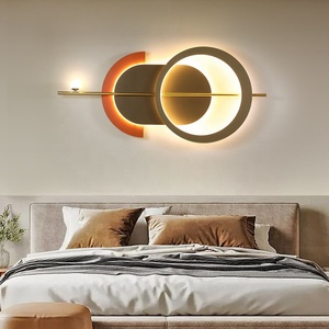 Lámpara de ambiente para sala de estar, cama de dormitorio, lámpara de pared de fondo de <span class=keywords><strong>TV</strong></span> cálida creativa - Product Image 3