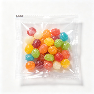 Sachet refermable personnalisé à fermeture éclair, transparent, blanc, noir, pour emballage alimentaire (sucre, bonbons, chips) - Product Image 3