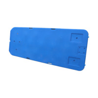 Fabricant en gros de bateaux à fond plat en plastique PE rotomoulé, étanche, durable, personnalisé, OEM, 3,7 m