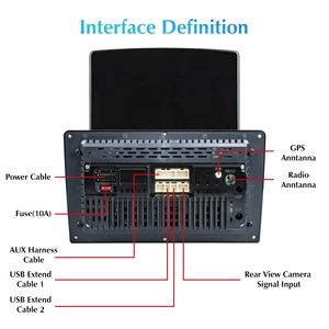 9.7英寸2 Din Android汽车收音机特斯拉样式垂直2.5D IPS屏幕车载面板车载多媒体播放器GPS镜子链接 - Product Image 6