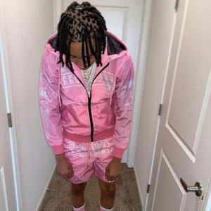 Ensemble de survêtement coupe-vent en nylon pour homme, personnalisé avec fermeture éclair réfléchissante, veste et short, vente en gros - Product Image 6