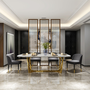 China barato moderno blanco juegos de comedor muebles de mesa y silla banquete - Product Image 1
