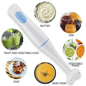 Commercial Electric Blender Cheap Plastic Handheld Kitchen Appliance for Cooking Household Hotel Use Available Various Colors