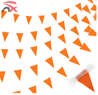 Triangle en plastique d'impression couleur personnalisée 10m 15 feuillesDrapeau original en forme de banderole pour décoration