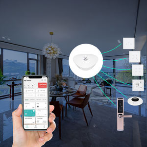 2025 nouveau <span class=keywords><strong>système</strong></span> de maison intelligente serrure Mini écran tactile interrupteur intelligent Zigbee Tuya Wifi Kit domotique pour le fonctionnement Android - Product Image 6