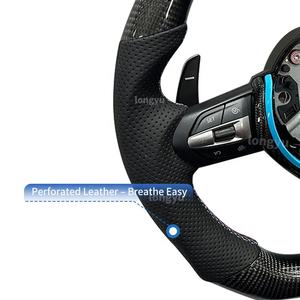 Volante de fibra de carbono para <span class=keywords><strong>BMW</strong></span> Serie 3 E90 <span class=keywords><strong>E91</strong></span> M3 3M 316i 318i 320i 323i 325i 328i 330i 335i 320d 325d <span class=keywords><strong>330d</strong></span> 335d <span class=keywords><strong>Touring</strong></span> - Product Image 5