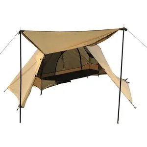 Ultralight açık su geçirmez tek kişi kapalı zemin yürüyüş kamp yatağı çadır balıkçılık karyolası çadır