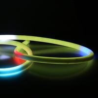 Lampu Hias 360 Derajat Diameter 18mm PVC IP65 Pixel RGB 5050 SMD SPI DMX Program Dekorasi Natal LED Strip Neon Tube