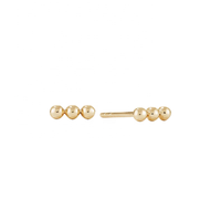 Anting-anting kancing ICEBELA Classic Vintage Fashion Fine Jewelry, perak sterling 925, bentuk bulat, berhiaskan manik-manik, untuk anak perempuan
