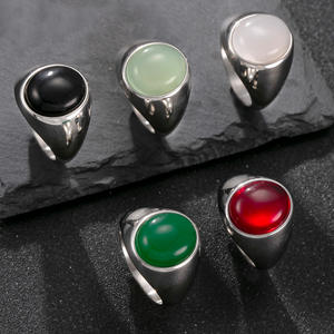 Gioielli in acciaio inox Haomi per le donne oro placcato 18K Hipster nero in metallo cascata rosa Hiphop/<span class=keywords><strong>Rock</strong></span> Punk <span class=keywords><strong>Rock</strong></span> stile - Product Image 1