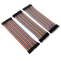 Konektor IDC Pitch 2.54mm Kabel Datar Abu-abu Isolasi PVC 14Pin Perakitan Kabel Fleksibel Pita untuk Otomotif.