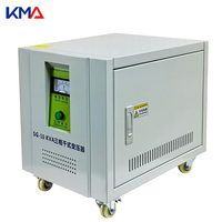 Transformateur sec à double enroulement avec ventilateur de refroidissement, triphasé, 380V 440V 460V vers 200V 220V, 10Kva 15Kva