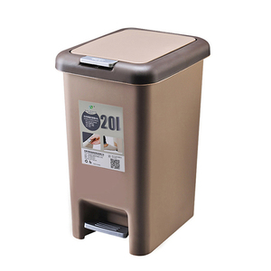 <span class=keywords><strong>Cestino</strong></span> Moderno Senza Coperchio <span class=keywords><strong>con</strong></span> <span class=keywords><strong>Pedale</strong></span>, Contenitore per Rifiuti e Riciclo, Secchio per la Raccolta Domestica da Interno e Cucina - Product Image 2