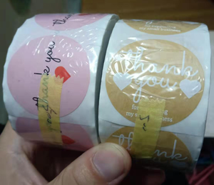 Di alta qualità su ordinazione rotonda di carta <span class=keywords><strong>logo</strong></span> etichetta adesiva, colorato seal vignetta di stampa, <span class=keywords><strong>logo</strong></span> circolare rotolo adesivo - Product Image 2