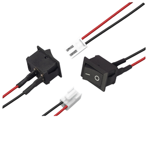 Câble terminal VH3.96 personnalisé connexion de commutateur de bateau à 2 vitesses prise AC PSU fil interrupteur de lumière faisceau de câblage - Product Image 6