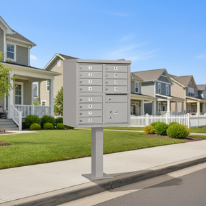 Boîte aux lettres extérieure en métal, gestionne les boîtes aux lettres, les boîtes aux colis USPS, 16 portes, 2 casiers à colis - Product Image 3