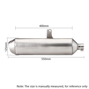 Escape de Motocicleta para Vario150 Vario125 Click125 Click150 4road Tubo de Conexión Frontal de Acero Inoxidable Años 2018 2019 - Product Image 5