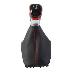 Car Gear <b>Shift</b> <b>Knob</b> Leather 5 6 Speed Ergonomic For Volkswagen Seat Ibiza Mk5 2017 2025 Models - Product Image 1