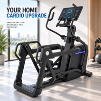 K-FIT GSK4 Cross-trainer à suspension commercial avec écran tactile intelligent, application Bluetooth, charge sans fil, 180 kg, appareil de cardio-training pour la maison