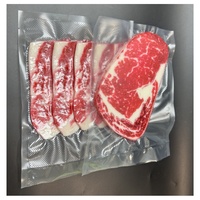 Groothandel BPA-vrije Food Saver Textuur Geëmbosseerde Vacuümzakken Transparant/zwarte Rollen voor gebruik in de keuken
