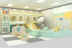 Zona de Juegos Infantil Personalizada y Colorida, Equipo de Juegos de Imitación para Interiores, Casa de Juegos para Niños, Equipo de Juegos Suaves con Tobogán - Product Image 5